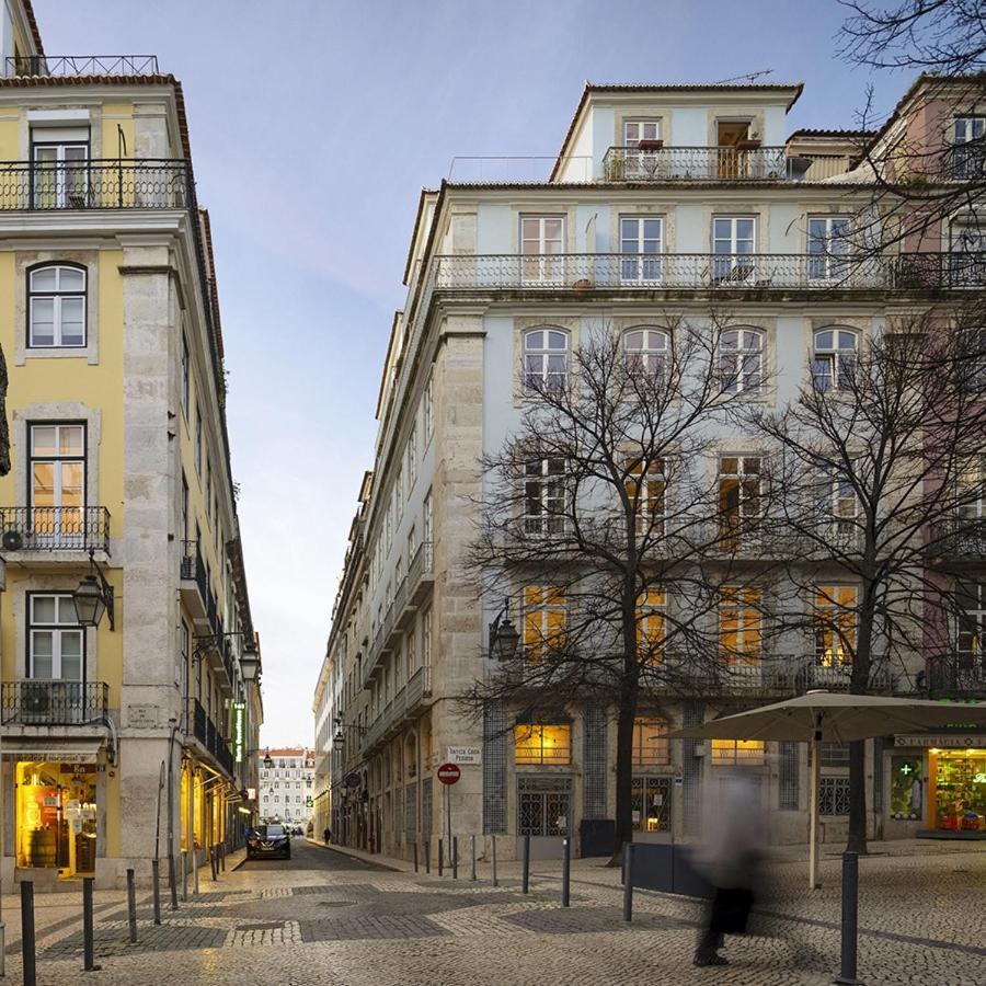 Quarto Com Varanda Na Rua Dos Douradores Lisboa Exterior foto